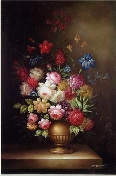 unknow artist Floral, beautiful classical still life of flowers.100 oil painting image